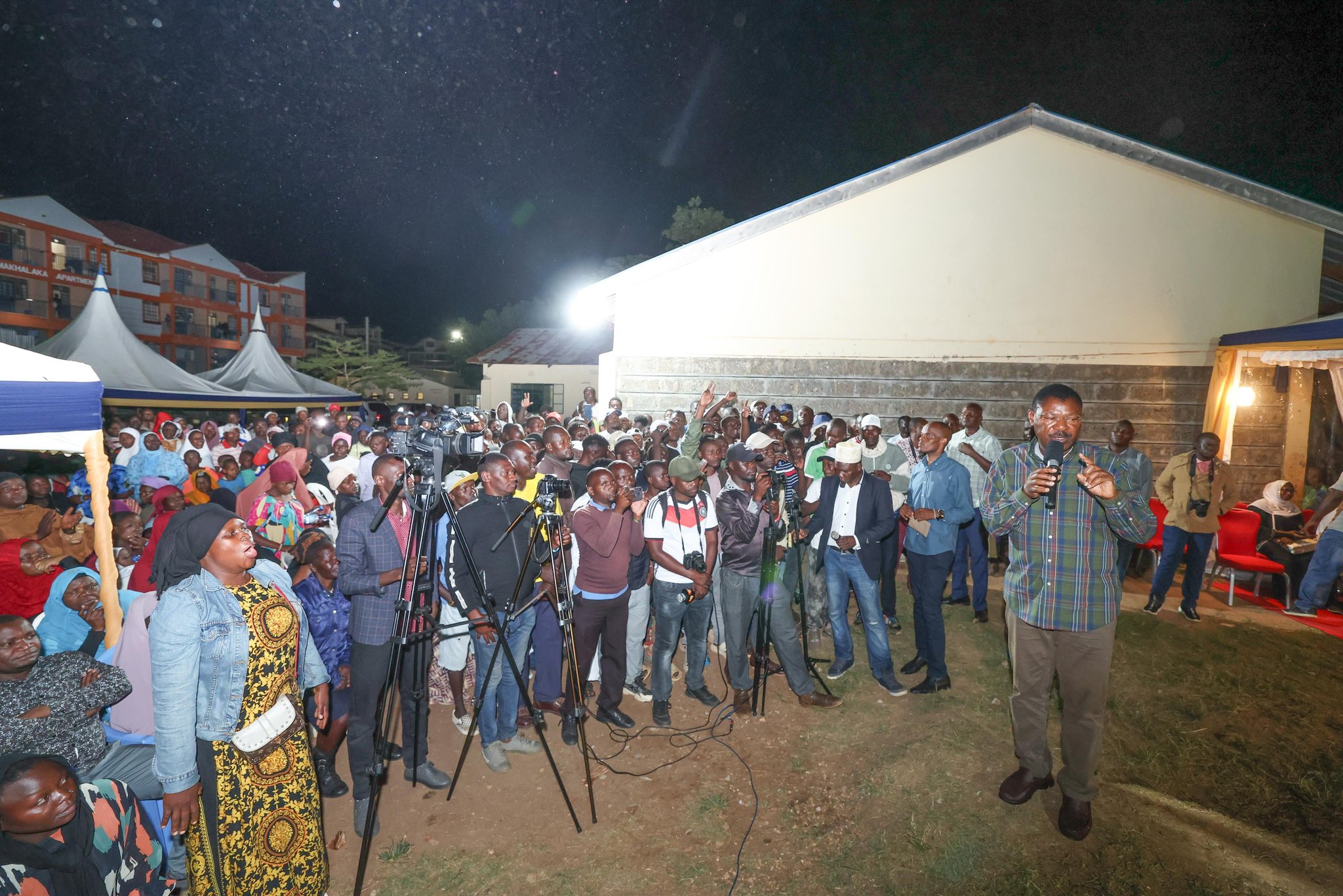Speaker Wetangula joined the Muslim Ummah in Bungoma for Iftar at Muslim Primary School, Mujini Estate, Kanduyi Constituency.